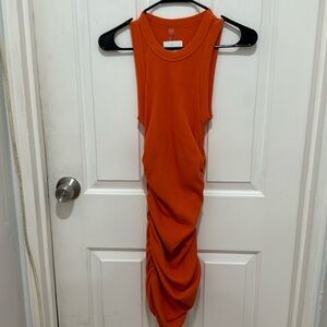 Sleeveless Dress with Ruching